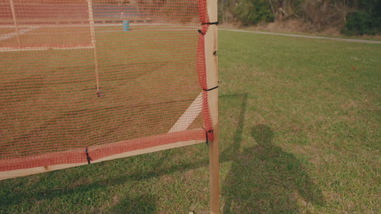 Flexible Dead Space Barrier material in outdoor shooting range setup